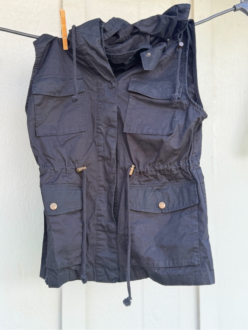 Women’s Black Utility Vest